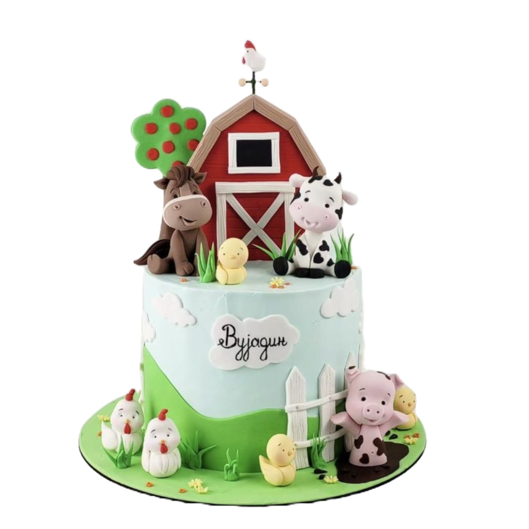 Farm Themed Cake | Kool Cakes